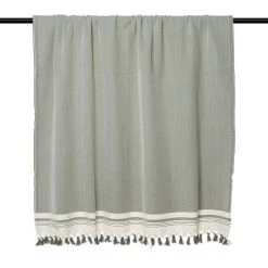 Febronie Plaid 160x250 Olive -Maisons Du Monde Boutique plaid 160x250 olive 10