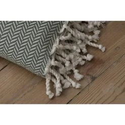 Febronie Plaid 160x250 Olive -Maisons Du Monde Boutique plaid 160x250 olive 2