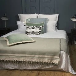 Febronie Plaid 160x250 Olive -Maisons Du Monde Boutique plaid 160x250 olive 8