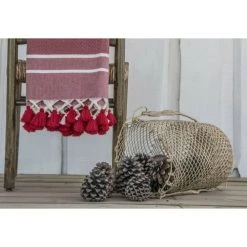 Febronie Plaid 160x250 Rouge 13 Febronie Plaid 160x250 Rouge -Maisons Du Monde Boutique plaid 160x250 rouge 5