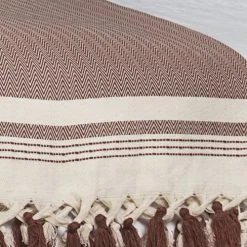 Febronie Plaid 160x250 Tomette -Maisons Du Monde Boutique plaid 160x250 tomette 4