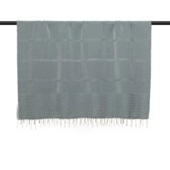 Febronie Plaid 160x250 Vert Kaki -Maisons Du Monde Boutique plaid 160x250 vert kaki 3