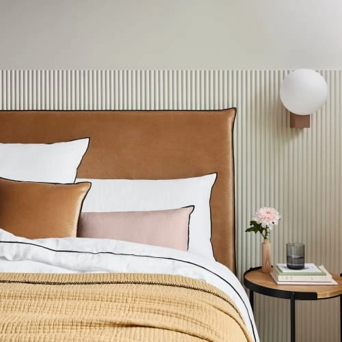 Madura Plaid 170x260 Cm Jaune Maïs Et Feston Noir 5 Madura Plaid 170x260 Cm Jaune Maïs Et Feston Noir – Image 3