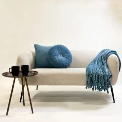 Dutch Decor Plaid Bleu Fleece 150x200 Cm Uni -Maisons Du Monde Boutique plaid bleu fleece 150x200 cm uni 2