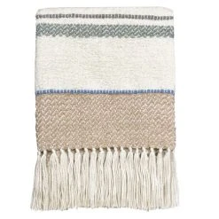 Malagoon Plaid Bouclé Vue Mer Multicolore 125x150 -Maisons Du Monde Boutique plaid boucle vue mer multicolore 125x150 2