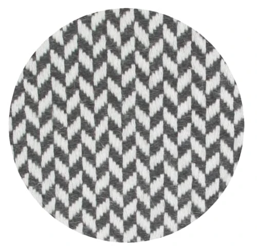 Les Jardins De La Comtesse Plaid Cachemire Et Laine Petits Chevrons Gris Anthracite 130 X 230 Cm 6 Les Jardins De La Comtesse Plaid Cachemire Et Laine Petits Chevrons Gris Anthracite 130 X 230 Cm – Image 4