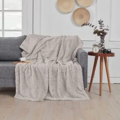 Sensei Maison Plaid Chaud Sable 130x170 Cm