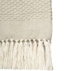 Malagoon Plaid écru 125x150 -Maisons Du Monde Boutique plaid ecru 125x150 3