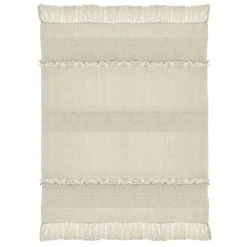 Malagoon Plaid écru 125x150 -Maisons Du Monde Boutique plaid ecru 125x150 4