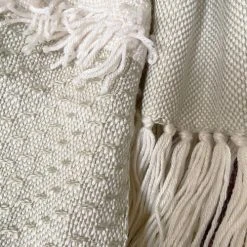 Malagoon Plaid écru 125x150 -Maisons Du Monde Boutique plaid ecru 125x150 5