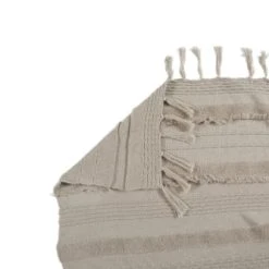 Lorena Canals Plaid En Coton Beige 125x150 -Maisons Du Monde Boutique plaid en coton beige 125x150 3