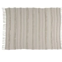 Lorena Canals Plaid En Coton Beige 125x150 -Maisons Du Monde Boutique plaid en coton beige 125x150 5