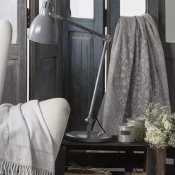 Naf Naf Plaid En Coton Beige 130x170