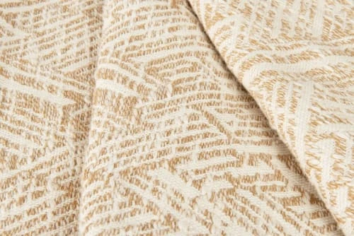 Maisons Du Monde Plaid En Coton Et Acrylique écru Et Beige 130x170 4 Maisons Du Monde Plaid En Coton Et Acrylique écru Et Beige 130x170 – Image 2