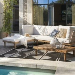 Maisons Du Monde Plaid En Coton Recyclé écru Avec Pompons 160x210 -Maisons Du Monde Boutique plaid en coton recycle ecru avec pompons 160x210 1000 15 3 223412 9