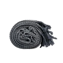 Home Maison Plaid En Coton Recyclé Gaufré Gris Clair 150 X 125 -Maisons Du Monde Boutique plaid en coton recycle gaufre gris clair 150 x 125 1