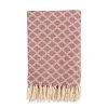 In The Mood Plaid En Coton Violet 190x140 -Maisons Du Monde Boutique plaid en coton violet 190x140 1