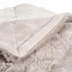 Maisons Du Monde Plaid En Fausse Fourrure Gris 150 X 180 Cm SWART -Maisons Du Monde Boutique plaid en fausse fourrure gris 150 x 180 cm swart 1000 4 24 147870 3