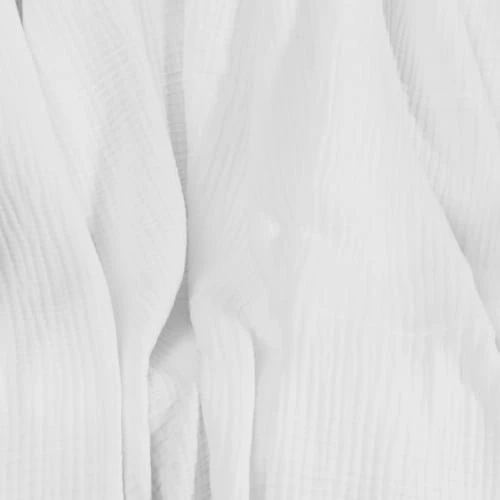 Sensei Maison Plaid En Gaze De Coton Blanc 130x170 Cm 4 Sensei Maison Plaid En Gaze De Coton Blanc 130x170 Cm – Image 2