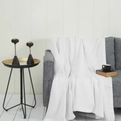 Sensei Maison Plaid En Gaze De Coton Blanc 130x170 Cm 10 Sensei Maison Plaid En Gaze De Coton Blanc 130x170 Cm -Maisons Du Monde Boutique plaid en gaze de coton blanc 130x170 cm loft