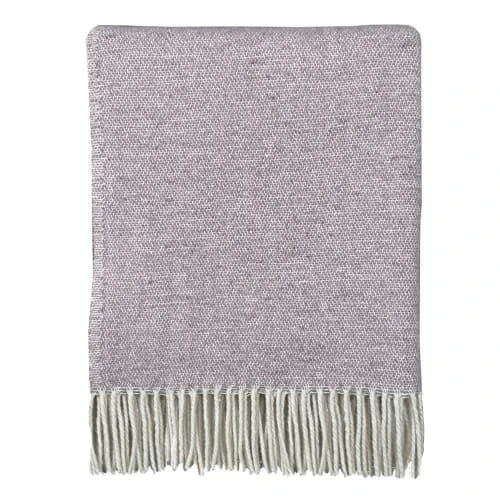 Malagoon Plaid En Laine Recyclée Double Face Violet Magique 131x170 4 Malagoon Plaid En Laine Recyclée Double Face Violet Magique 131x170 – Image 2