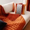 Home Maison Plaid En Velours Et Sherpa Cognac 150 X 125 -Maisons Du Monde Boutique plaid en velours et sherpa cognac 150 x 125