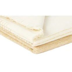 Brun De Vian-Tiran Plaid Fin Doux En Laine Jaune Moutarde 150x200 Cm -Maisons Du Monde Boutique plaid fin doux en laine jaune moutarde 150x200 cm 2