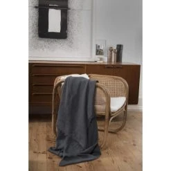 Febronie Plaid Grand Modèle 180x260 Ardoise