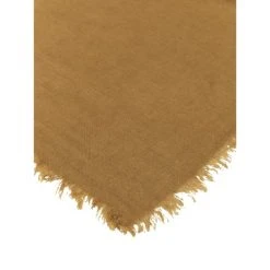 Febronie Plaid Grand Modèle 180x260 Moutarde -Maisons Du Monde Boutique plaid grand modele 180x260 moutarde 2