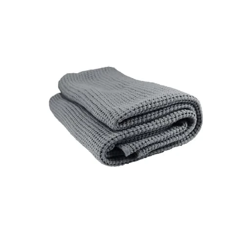 Garnier-Thiebaut Plaid Gris 130x170 4 Garnier-Thiebaut Plaid Gris 130x170 – Image 2