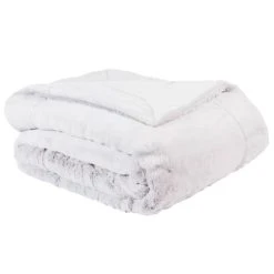 Maisons Du Monde Plaid Imitation Fourrure Grise 150x180 -Maisons Du Monde Boutique plaid imitation fourrure grise 150x180 1000 8 7 154249 16