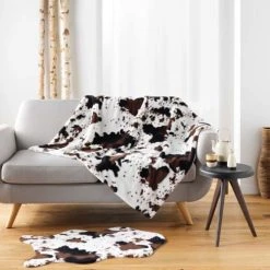 Douceur D'Intérieur Plaid Imitation Fourrure Sherpa 125x150cm