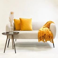 Dutch Decor Plaid Jaune Fleece 150x200 Cm Uni -Maisons Du Monde Boutique plaid jaune fleece 150x200 cm uni 2