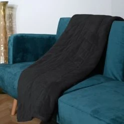 Sensei Maison Plaid Matelassé Carbone 150x180 Cm