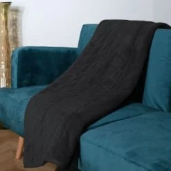 Sensei Maison Plaid Matelassé Sable 150x180 Cm -Maisons Du Monde Boutique plaid matelasse carbone 150x180 cm leman