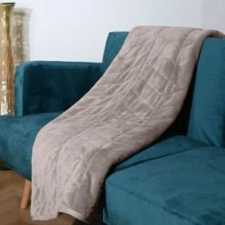 Sensei Maison Plaid Matelassé Sable 150x180 Cm -Maisons Du Monde Boutique plaid matelasse sable 150x180 cm leman