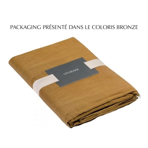 Vivaraise Plaid Nomade En Lin Sable 130 X 180 5 Vivaraise Plaid Nomade En Lin Sable 130 X 180 – Image 3