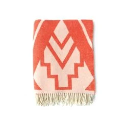Maison Jean-Vier Plaid Orange 130x186 -Maisons Du Monde Boutique plaid orange 130x186 2