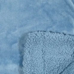 Sensei Maison Plaid Polaire Extra Doux Et Chaud Doublé Cobalt 150x180 Cm -Maisons Du Monde Boutique plaid polaire extra doux et chaud double cobalt 150x180 cm 3