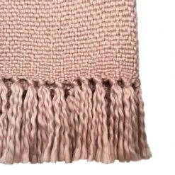 Malagoon Plaid Rose 125x150 -Maisons Du Monde Boutique plaid rose 125x150 3