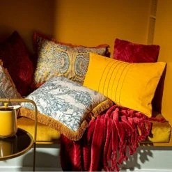 Dutch Decor Plaid Rouge Fleece 140x180 Cm Avec Motif -Maisons Du Monde Boutique plaid rouge fleece 140x180 cm avec motif 2