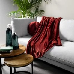 Dutch Decor Plaid Rouge Fleece 150x200 Cm Uni