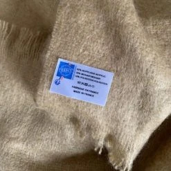 Beachby Plaid Uni 20% Mohair Beige-120x180 Made In France -Maisons Du Monde Boutique plaid uni 20 mohair beige 120x180 made in france 2