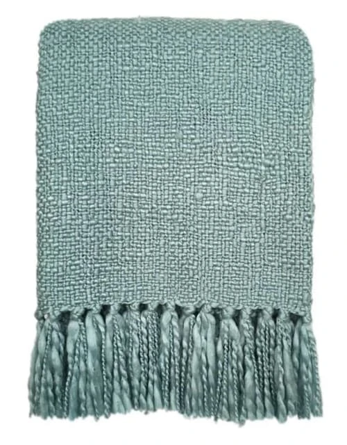 Malagoon Plaid Uni Blanc Ivoire 125x150 5 Malagoon Plaid Uni Blanc Ivoire 125x150 – Image 3