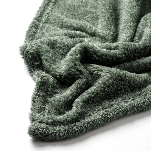 Dutch Decor Plaid Vert Fleece 140x180 Cm Uni 5 Dutch Decor Plaid Vert Fleece 140x180 Cm Uni – Image 3