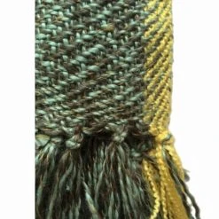 Malagoon Plaid Vert Olive 125x150 -Maisons Du Monde Boutique plaid vert olive 125x150 3