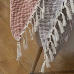 Febronie Plaid130x170 Orange -Maisons Du Monde Boutique plaid130x170 orange 2