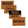 Five Simply Smart Set De 4 Paillassons Coco Bonjour, A Bientôt, Hello, Bienvenue - 60x40 -Maisons Du Monde Boutique set de 4 paillassons coco bonjour a bientot hello bienvenue 60x40 1