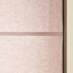 Madura Store Bateau 60x220 Cm Rose Poudré Et Bourdon Noir En Lin -Maisons Du Monde Boutique store bateau 60x220 cm rose poudre et bourdon noir en lin 2