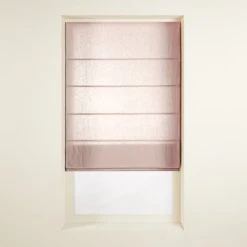 Madura Store Bateau 60x220 Cm Rose Poudré Et Bourdon Noir En Lin